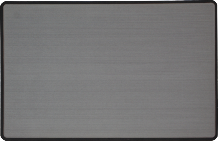 Yeti Roadie 20 Cooler Pad: Slate Gray over Black - Brushed - 6mm