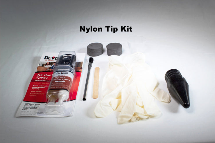 Nylon Tip Kit for Repair or Replacement of Push-pole Tip