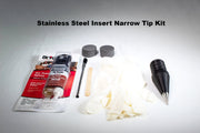 Stainless Steel Insert Narrow Tip Kit for Repair or Replacement of Push-pole Tip