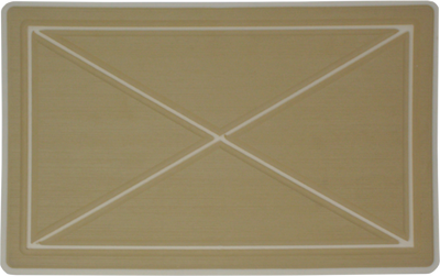 Yeti Roadie 20 Cooler Pad: Butterscotch over Cream - Diagonal - 6mm