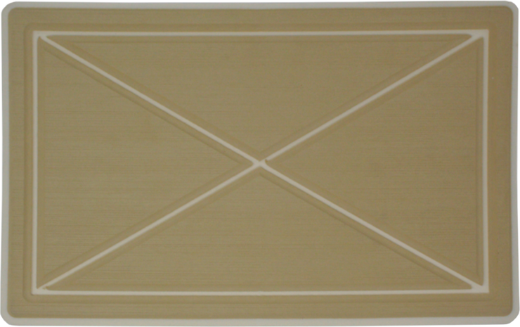 Yeti Roadie 20 Cooler Pad: Butterscotch over Cream - Diagonal - 6mm