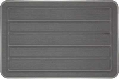 Yeti Roadie 20 Cooler Pad: Slate Gray over Titanium - Horizontal Faux Teak - 6mm