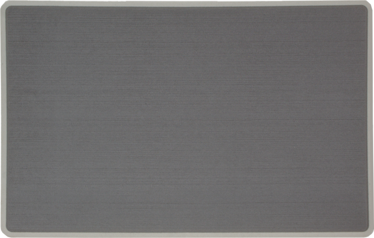 Yeti Roadie 20 Cooler Pad: Slate Gray over Mist Gray - Brushed - 6mm