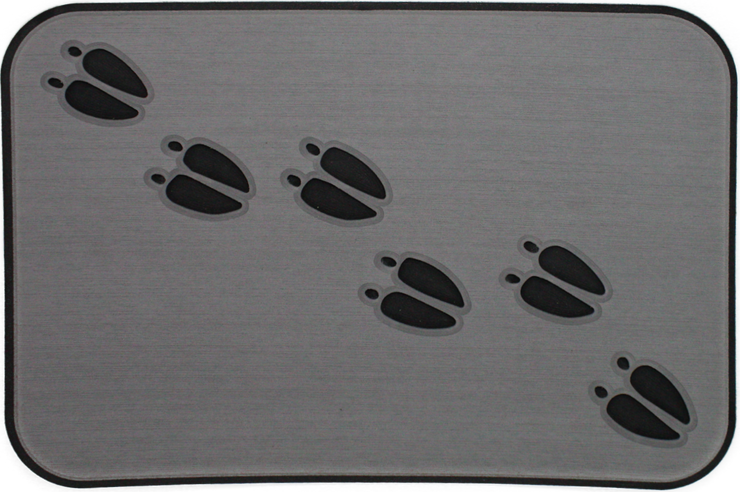 Yeti Tundra 35 Cooler Pad: Slate Gray over Black - Deer Tracks - 6mm