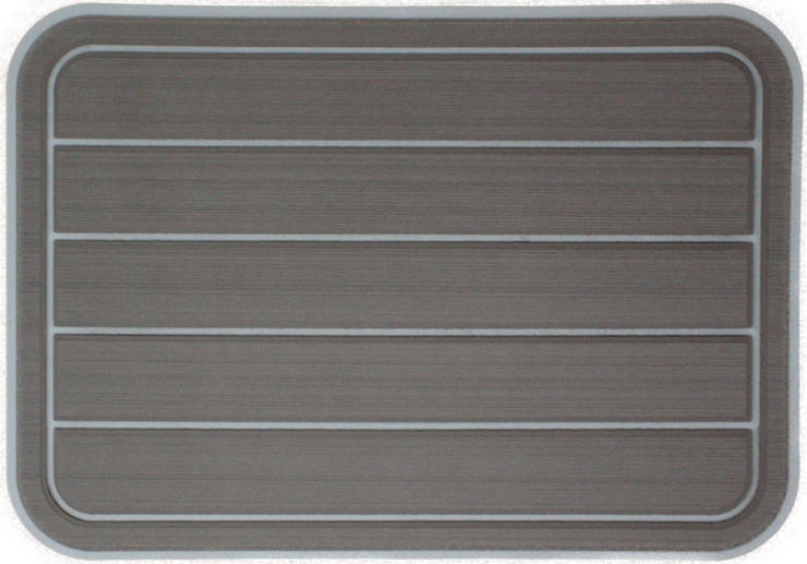 Yeti Tundra 35 Cooler Pad: Terra over Mist Gray - Horizontal Faux Teak - 6mm