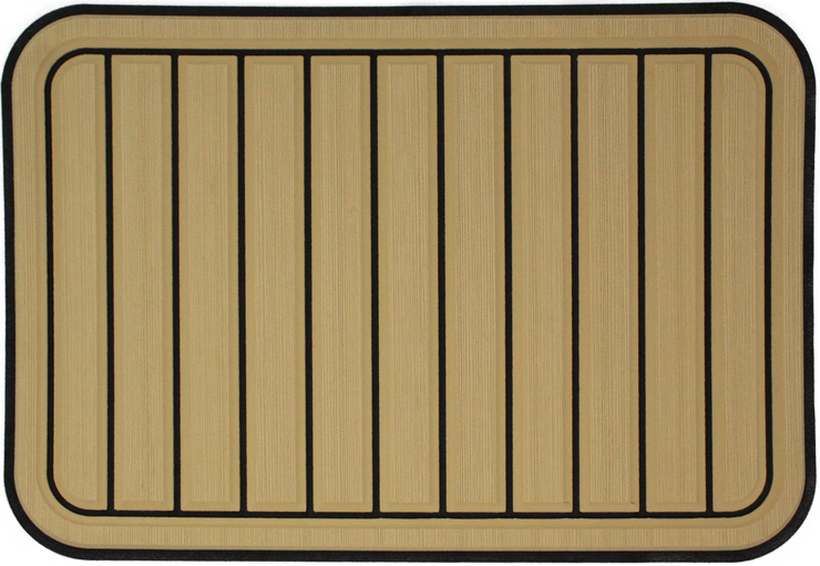 Yeti Tundra 35 Cooler Pad: Butterscotch over Black - Vertical Faux Teak - 6mm