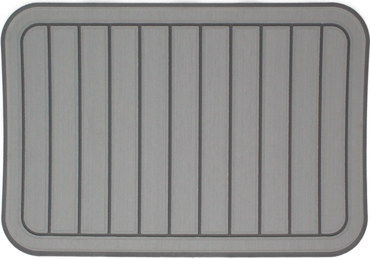 Yeti Tundra 35 Cooler Pad: Titanium over Slate Gray - Vertical Faux Teak - 6mm