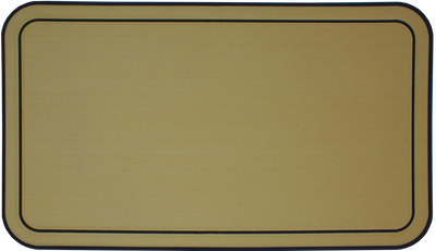 Yeti Tundra 45 Cooler Pad: Butterscotch over Black - Bordered - 6mm