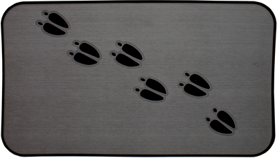 Yeti Tundra 45 Cooler Pad: Slate Gray over Black - Deer Tracks - 6mm