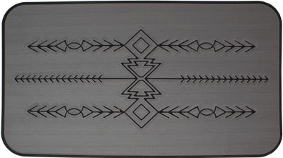 Yeti Tundra 45 Cooler Pad: Slate Gray over Black - Southwest Design - 6mm